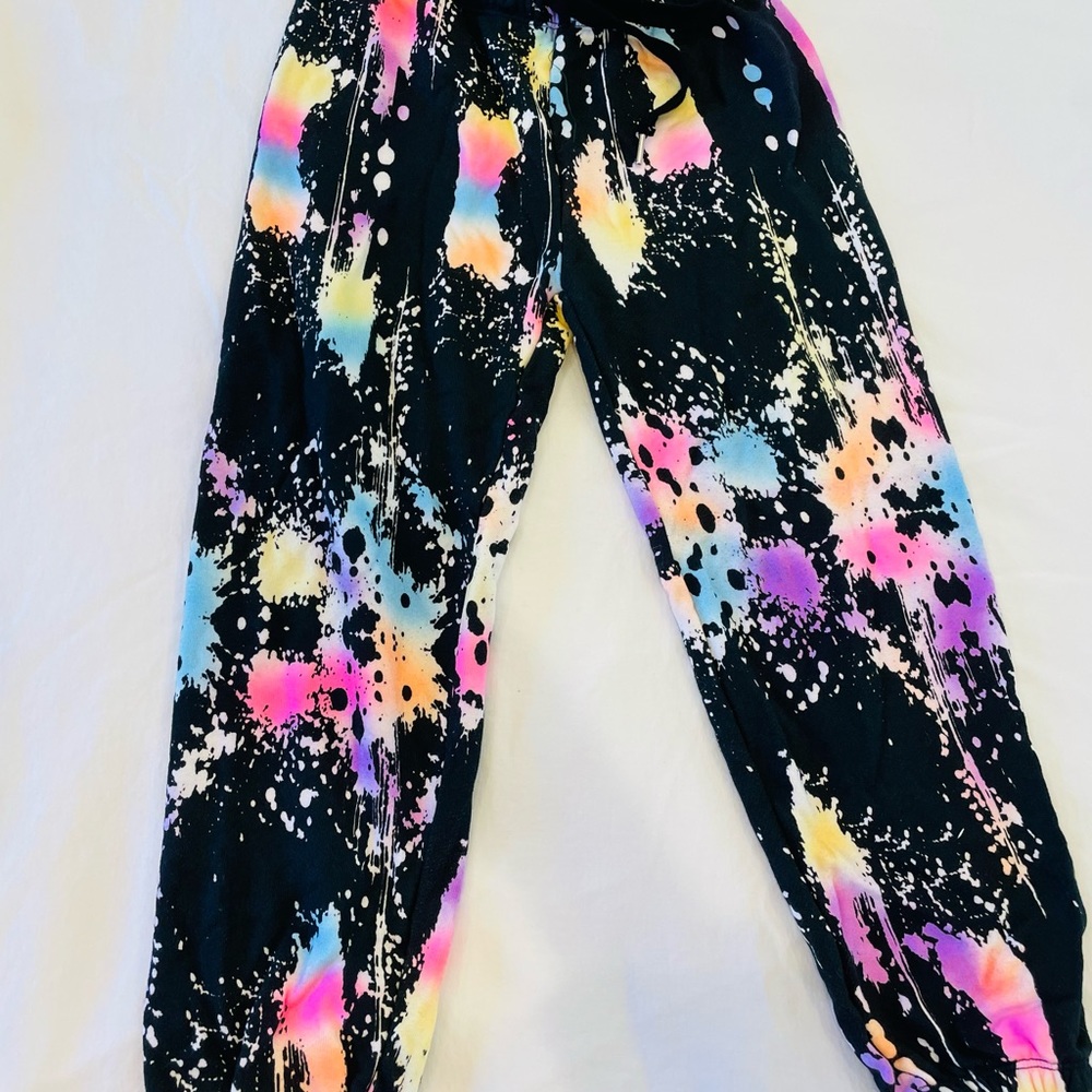 Flowers by Zoe girls paintball sweats size 6
